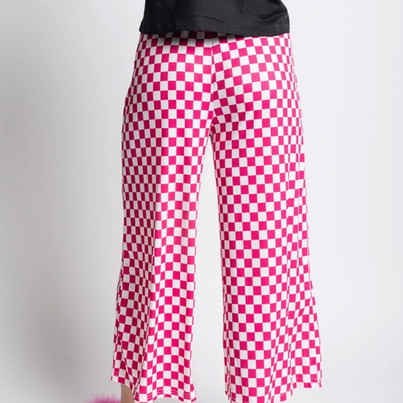 WKNDchasers My Reputation Checkered Pants, Pink, XL - Picture 5 of 8
